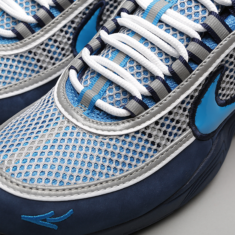  синие кроссовки Nike Air Zoom Spiridon `16 / STASH AH7973-400 - цена, описание, фото 3